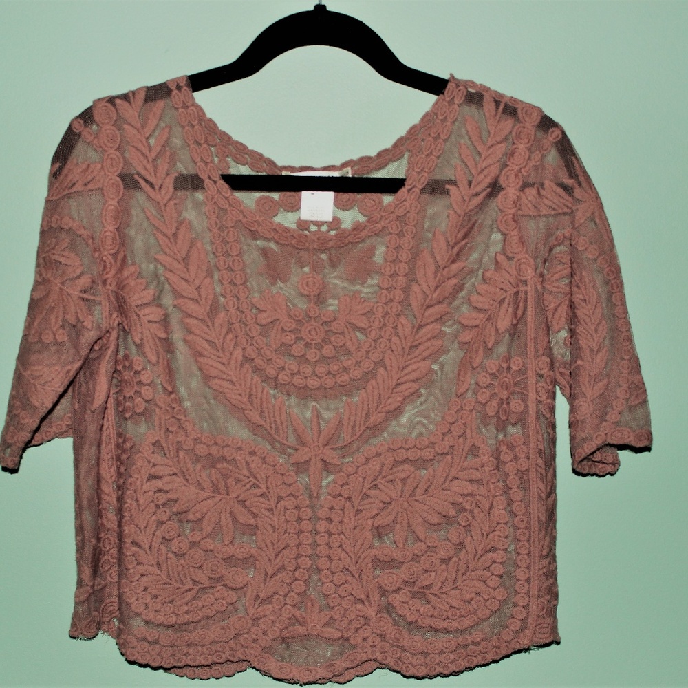 Sheer Pattered Top